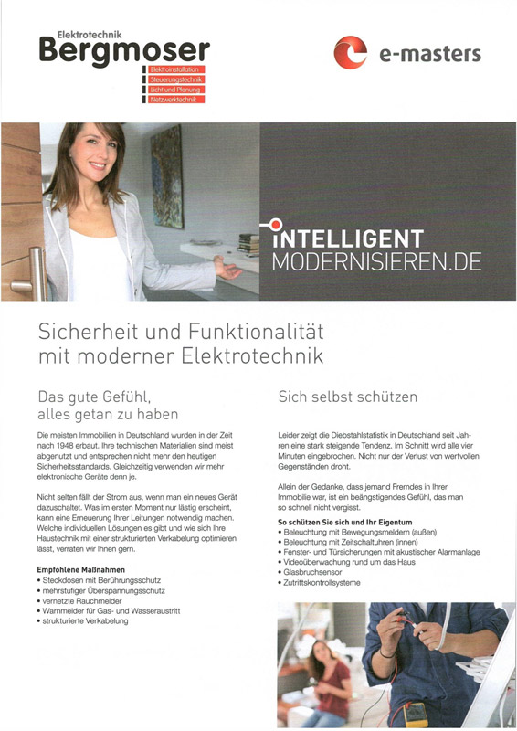 Sicherheit und Funktionalität mit moderner Elektrotechnik 